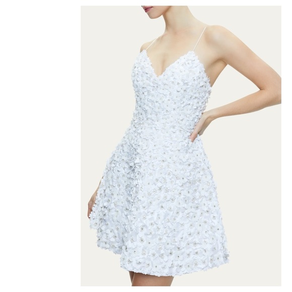ALICE + OLIVIA Domenica Embellished Mini Gown - Picture 7 of 15